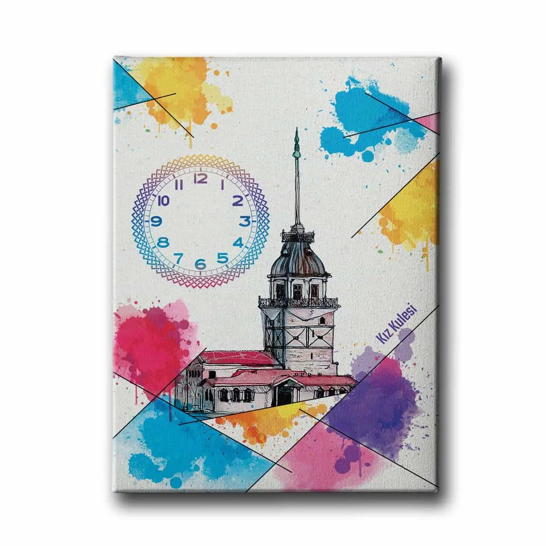 Kiz Kulesi Saatli Tablo