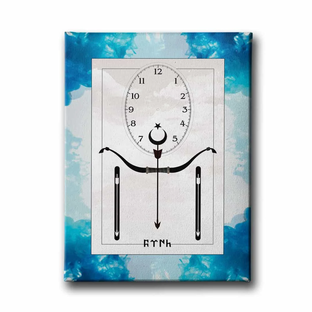 Ay Yildiz Turk Saatli Tablo