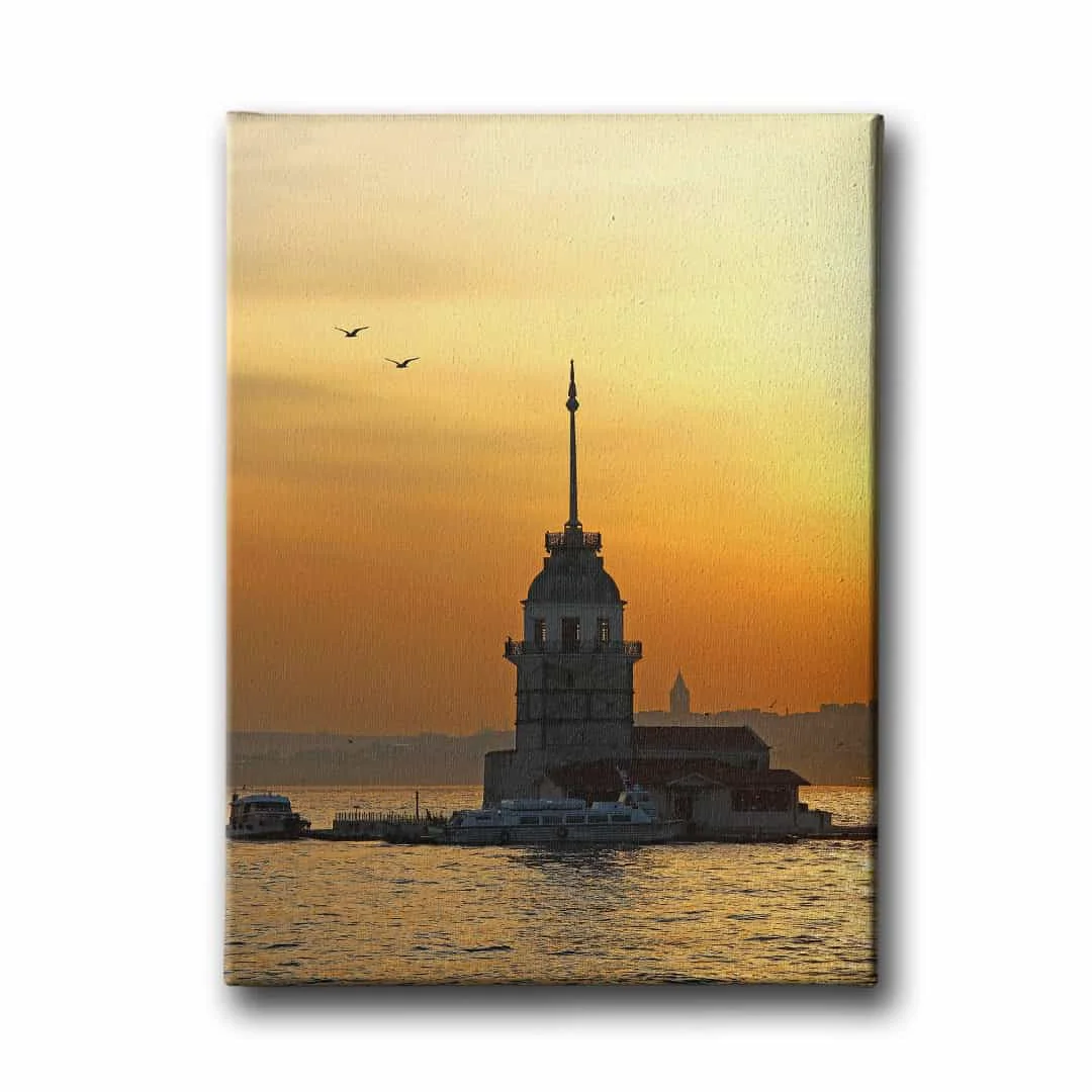 Istanbul Kiz Kulesi Kanvas Tablo
