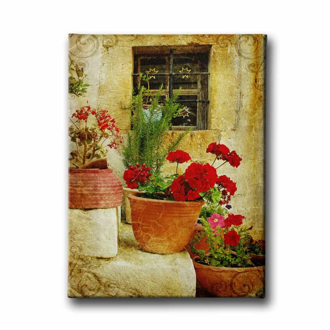 Cicekler Kanvas Tablo