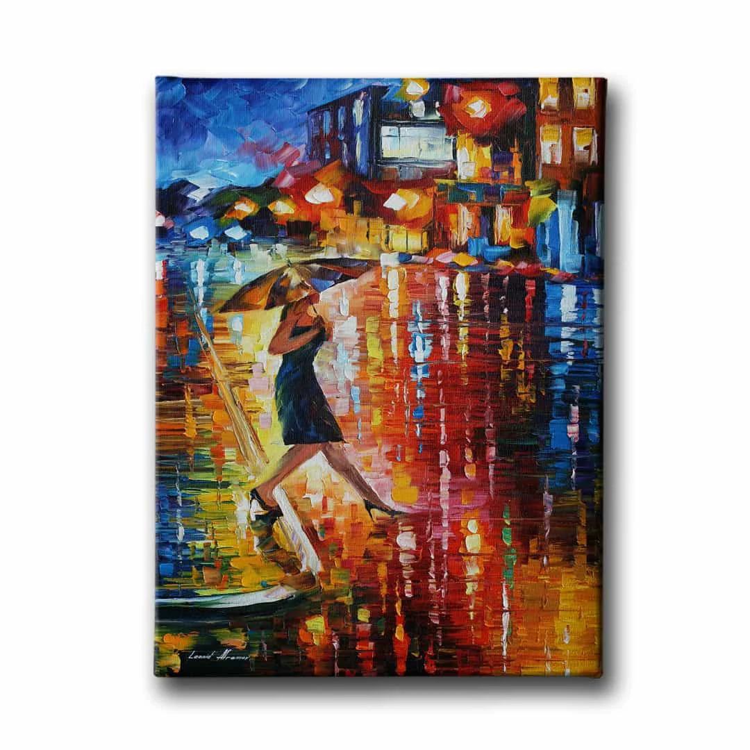 Yagmur Yagli Boya Kanvas Tablo