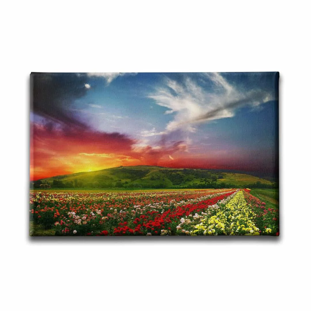 Cicek Bahcesi Manzara Tablo