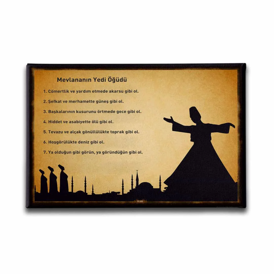 Mevlananin 7 Ogudu Tablo