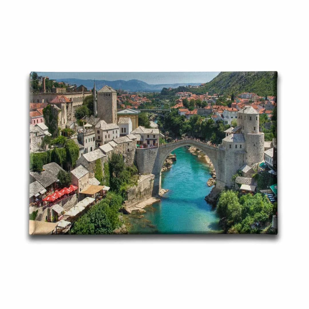 Mostar Koprusu Kanvas Tablo