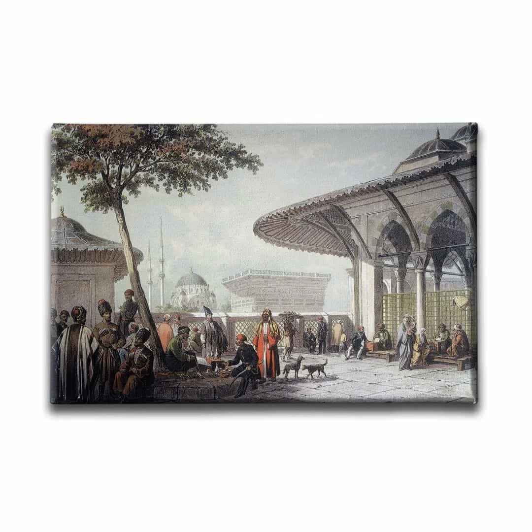 1. Mahmud Han Cesmesi Kanvas Tablo