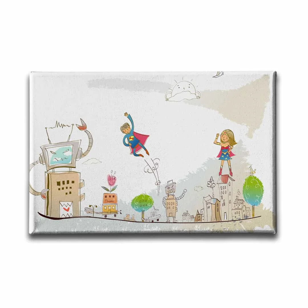 Cocuklarin Hayali Kanvas Tablo