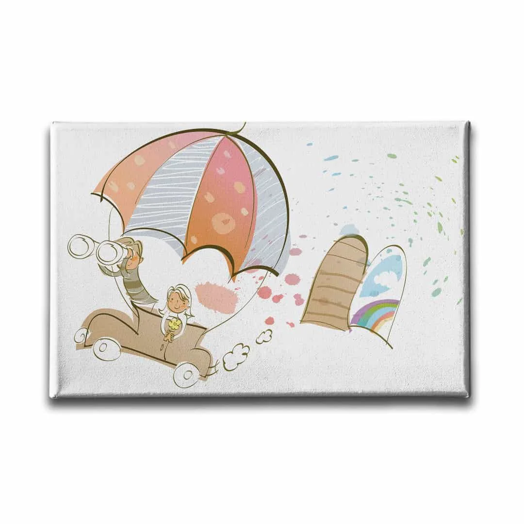 Ucan Araba Kanvas Tablo