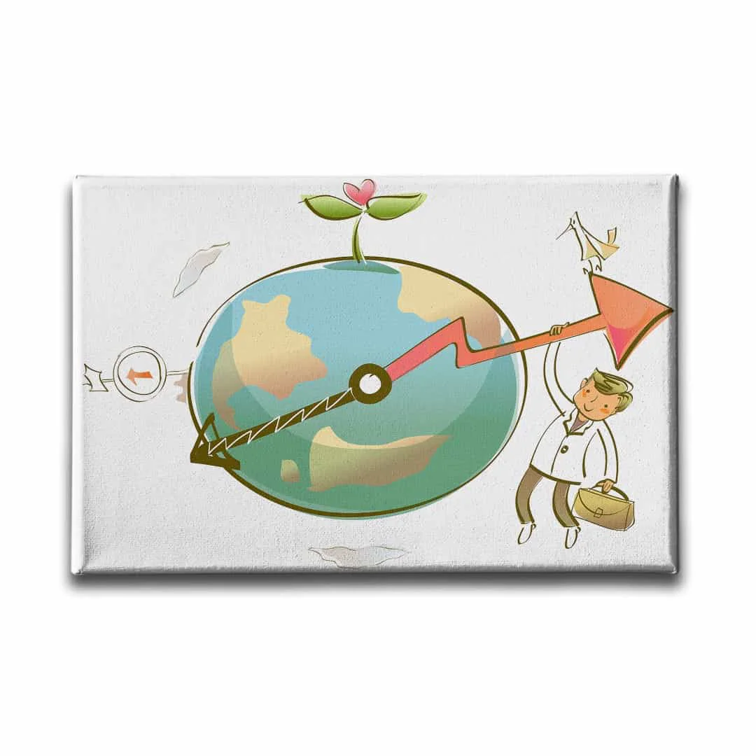 Dunya Cocuk Kanvas Tablo