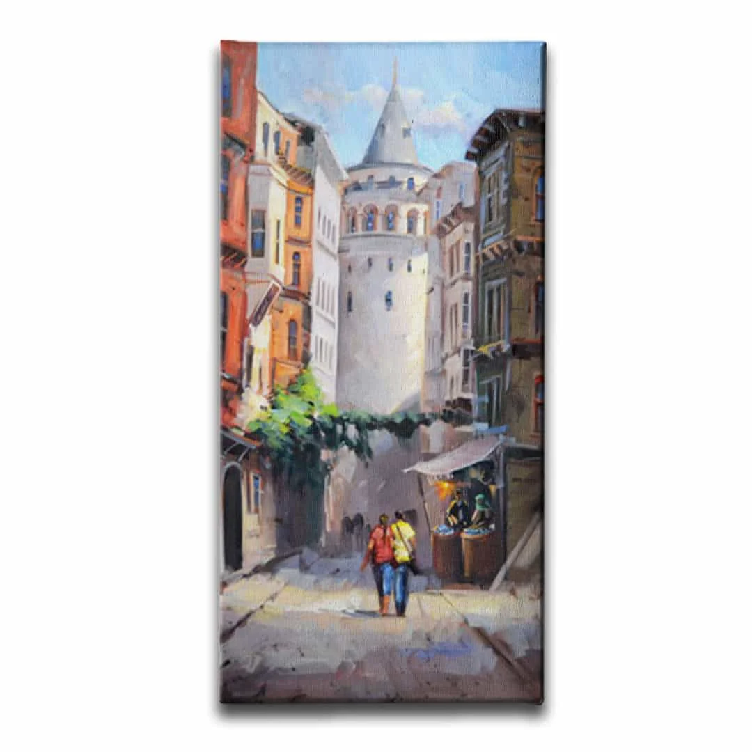 Galata Kulesi Kanvas Tablo
