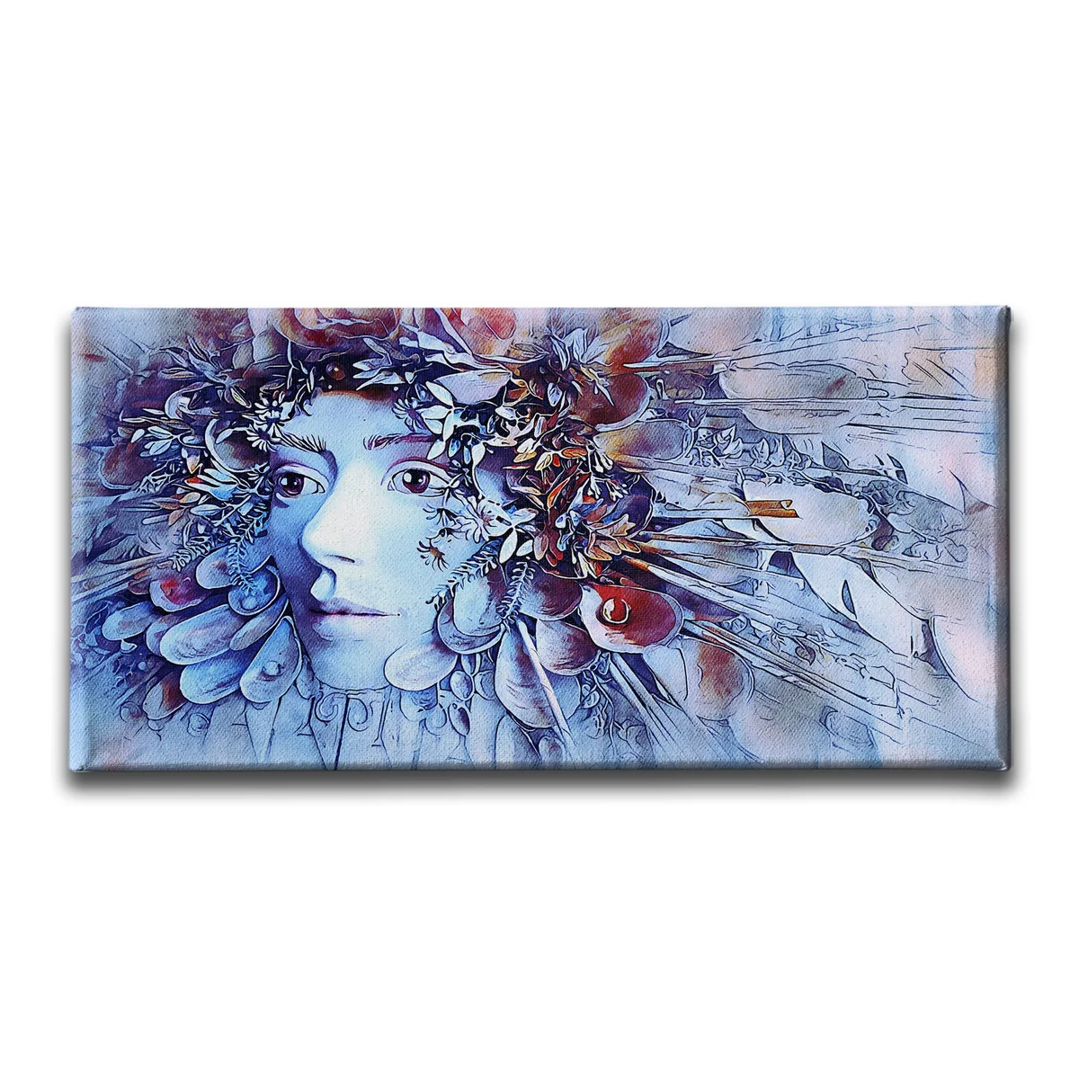 Woman Panoramik Kanvas Tablo