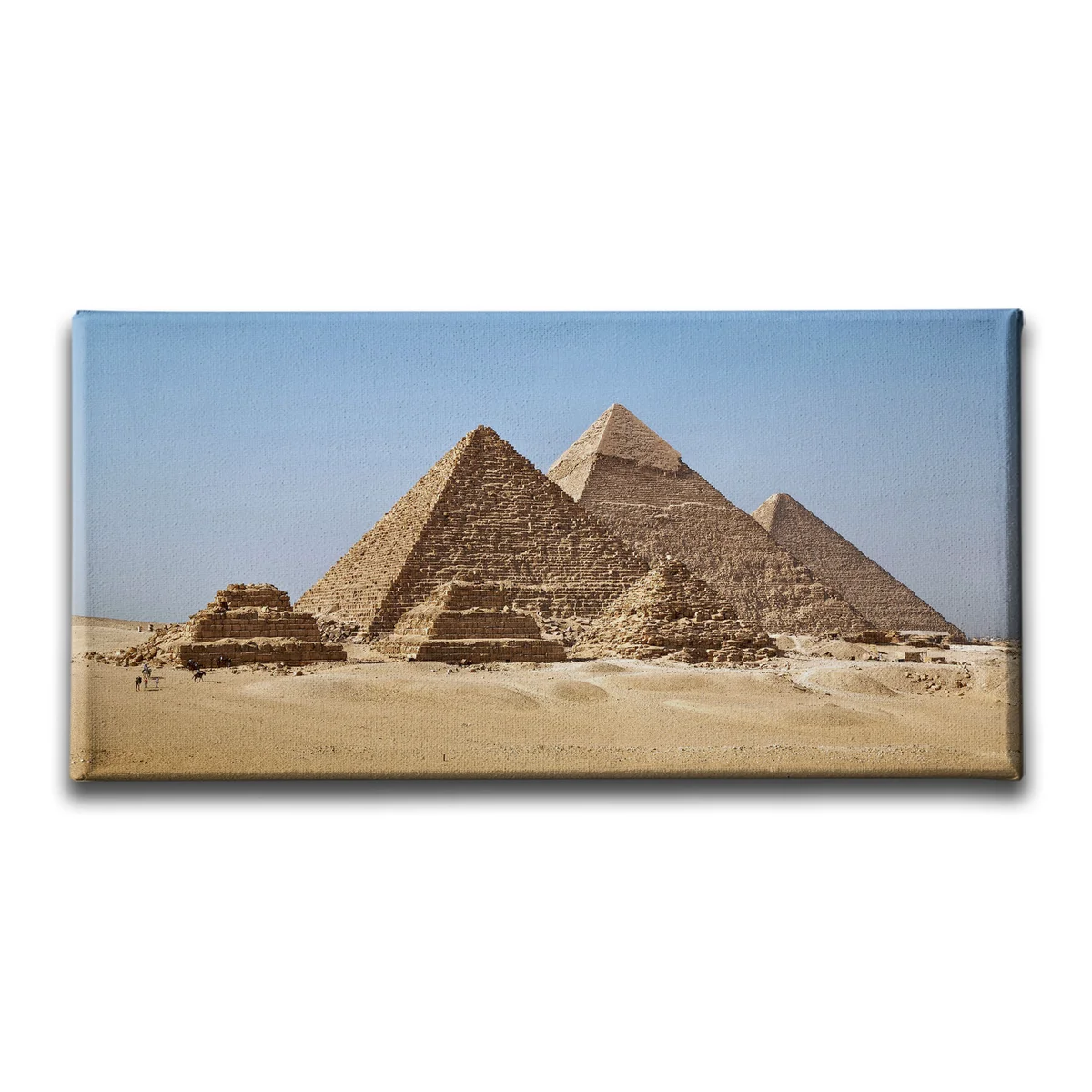 Misir Piramitleri Panoramik Kanvas Tablo