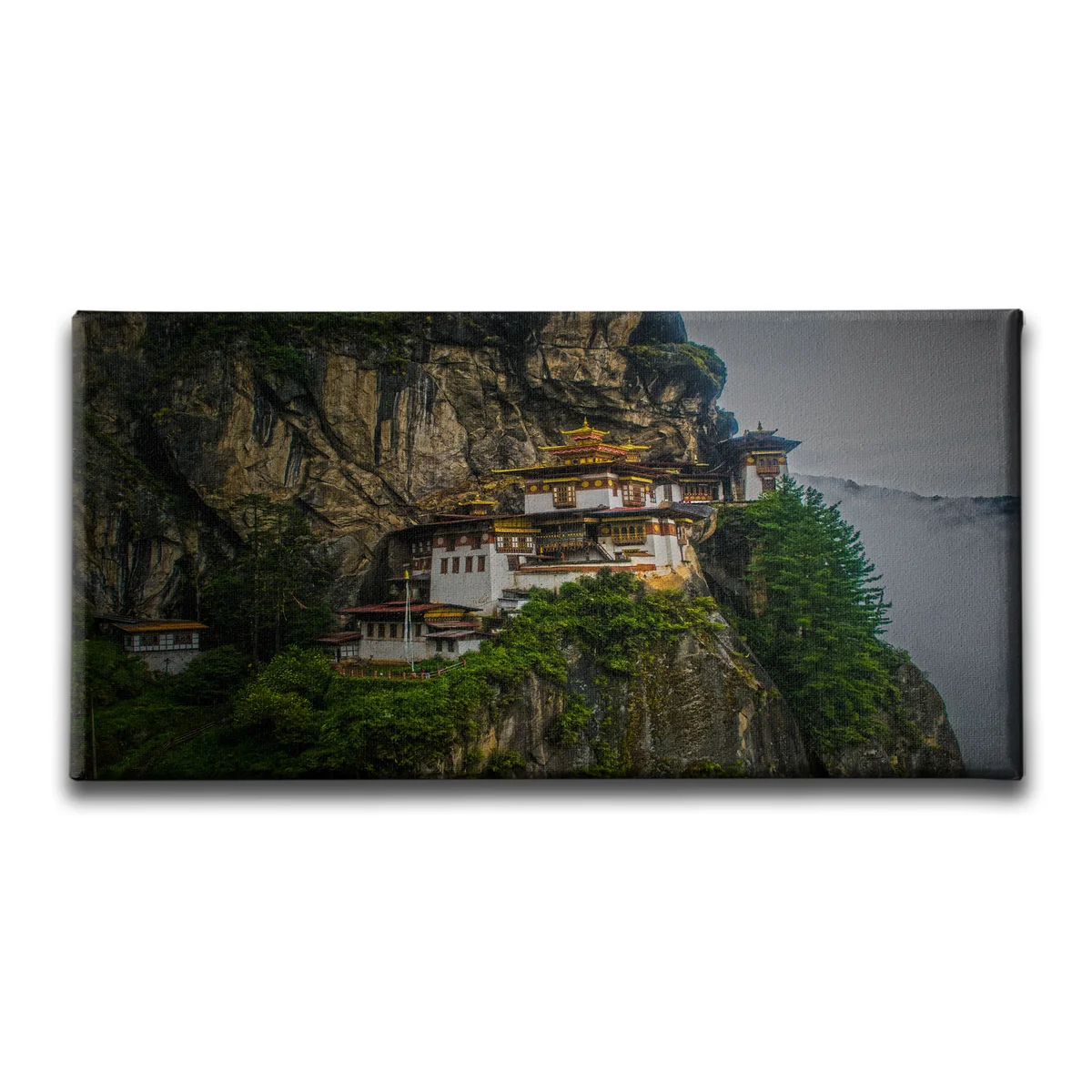 Budist Tapinagi Panoramik Kanvas Tablo