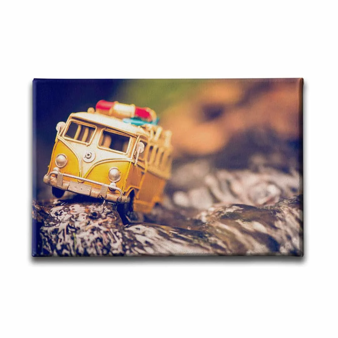 Klasik Sari Vosvos Canvas Tablo